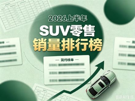 1-6月汽车销量排行榜 上半年SUV零售销量排名